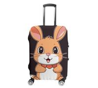 BTCOWZRV Luggage Cover Cute Cartoon Rabbit Suitcase Cover Washable Suitcase Protector Anti-scratch Luggage Cover Suitcase Anti Dirt Covers for Travel Fits 18-32 Inches Trunk, style, L