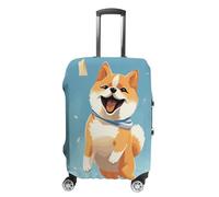 BTCOWZRV Luggage Cover Cute Shiba Inu Suitcase Cover Washable Suitcase Protector Anti-scratch Luggage Cover Suitcase Anti Dirt Covers for Travel Fits 18-32 Inches Trunk, style, Small