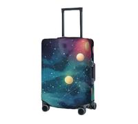 BTCOWZRV Luggage Cover Elastic Washable Suitcase Protector Magic Space Suitcase Covers for Luggage 18-32 Inch Portable Travel Luggage Covers Sleeve Dust-proof Anti-Scratch Baggage Covers, Black,