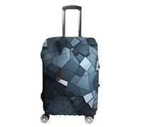 BTCOWZRV Luggage Cover Gray Mosaic Suitcase Cover Washable Suitcase Protector Anti-scratch Luggage Cover Suitcase Anti Dirt Covers for Travel Fits 18-32 Inches Trunk, style, XL
