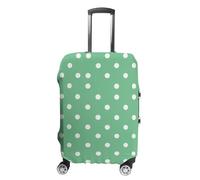 BTCOWZRV Luggage Cover Green Polka Dots Suitcase Cover Washable Suitcase Protector Anti-scratch Luggage Cover Suitcase Anti Dirt Covers for Travel Fits 18-32 Inches Trunk, style, Small