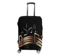 BTCOWZRV Luggage Cover Novel Music Note Suitcase Cover Washable Suitcase Protector Anti-scratch Luggage Cover Suitcase Anti Dirt Covers for Travel Fits 18-32 Inches Trunk, style, L