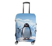 BTCOWZRV Luggage Cover Penguin Antarctica Ice Suitcase Cover Washable Suitcase Protector Anti-scratch Luggage Cover Suitcase Anti Dirt Covers for Travel Fits 18-32 Inches Trunk, style, L
