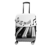 BTCOWZRV Luggage Cover Piano Music Symbol Suitcase Cover Washable Suitcase Protector Anti-scratch Luggage Cover Suitcase Anti Dirt Covers for Travel Fits 18-32 Inches Trunk, style, S