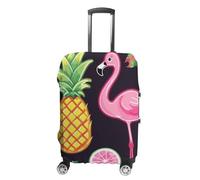 BTCOWZRV Luggage Cover Pineapple Banana Flamingo Suitcase Cover Washable Suitcase Protector Anti-scratch Luggage Cover Suitcase Anti Dirt Covers for Travel Fits 18-32 Inches Trunk, style, Small