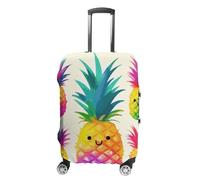 BTCOWZRV Luggage Cover Rainbow Pineapple Cartoon Suitcase Cover Washable Suitcase Protector Anti-scratch Luggage Cover Suitcase Anti Dirt Covers for Travel Fits 18-32 Inches Trunk, style, M