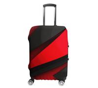 BTCOWZRV Luggage Cover Red Black Suitcase Cover Washable Suitcase Protector Anti-scratch Luggage Cover Suitcase Anti Dirt Covers for Travel Fits 18-32 Inches Trunk, style, L