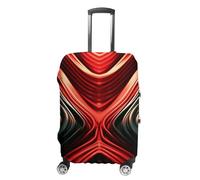BTCOWZRV Luggage Cover Red Line Suitcase Cover Washable Suitcase Protector Anti-scratch Luggage Cover Suitcase Anti Dirt Covers for Travel Fits 18-32 Inches Trunk, style, Small