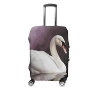 BTCOWZRV Luggage Cover White Swan Suitcase Cover Washable Suitcase Protector Anti-scratch Luggage Cover Suitcase Anti Dirt Covers for Travel Fits 18-32 Inches Trunk, style, XL