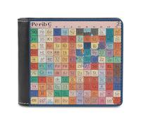 BTCOWZRV Periodic Table of Elements Slim Wallets for Men Bifold Wallet