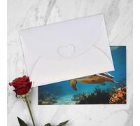 BTCOWZRV Protect Marine Life Greeting Card with Envelopes Thank You Cards Assortment Blank Best Wishes Card for All Occasions,Birthday,Thank You,Wedding,Christmas,Note Cards with Envelopes