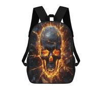 BTCOWZRV Shattering of Skull Travel Backpack Laptop Backpack 17 Inch