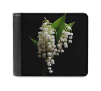 BTCOWZRV Some Lilies of The Valley Slim Wallets for Men Bifold Wallet