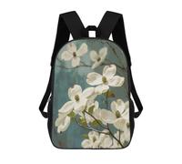 BTCOWZRV Spring Dogwood Blossoms Travel Backpack Laptop Backpack 17 Inch