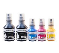 BTD180 BTD-180 Ink Compatible with Brother Ink Bottle BTD 180 Multipack for tankbenefit DCP-T780DW DCP-T580DW DCP-T583DW / DCPT780DW DCPT580DW DCPT583DW Printer(5Pack 2Black / Cyan/Magenta/Yellow)
