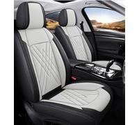 BTDLE Car Seat Covers for CrossGolf/Golf Country, Leather Washable Breathable Car Seat Cushion Protectors Vehicle Cushion Car Accessories, A/Black-Beige-A/Standard