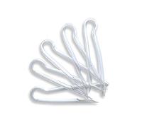 BTE Earmold Pre Bent Hearing Aid Tubes 5pcs Thick Wall