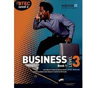 BTEC Level 3 National Business Student Book 1