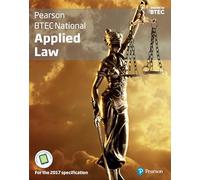 BTEC National Applied Law student book + Active book: For the 2017 specifications (Applied Law BTEC)