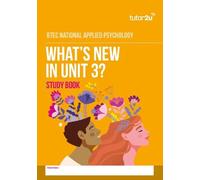 BTEC National Applied Psychology | Unit 3 Study Book (What's New)