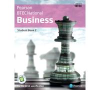 BTEC Nationals Business Student Book 2 + Activebook : For the 2016 specifications