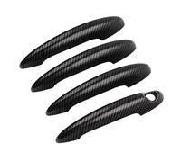 BTEDSXC Auto Handle Cap Compatible with MINI for One for Cooper for R50 2001-2006 Door Handle Cover Carbon Fiber Car Exterior Stickers Auto Accessories