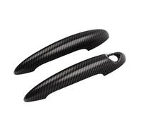BTEDSXC Auto Handle Cap Compatible with MINI for One for Cooper for R50 2001-2006 Door Handle Cover Carbon Fiber Car Exterior Stickers Auto Accessories