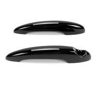 BTEDSXC Auto Handle Cap Compatible with Mini for One for Cooper for R50 2001-2016 Door Handle Covers Car Exterior Sticker Black