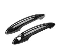 BTEDSXC Auto Handle Cap Compatible with Mini for One for Mk I for R50 2001 2002 2003 2004 2005 2006 Door Handle Cover Trim Carbon Fiber Outside Exterior