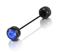 BTEDSXC Motorcycle Frame Sliders Compatible With HP4 2012-2014 For S1000R 2013-2024 For S1000RR 2009-2024 Motorcycle Front Rear Wheel Axle Fork Protector Crash Sliders Pad(Blue,Front)