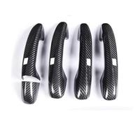 BTEDSXC Outer Door Handle Caps Shell Compatible with Benz for CLA CLS GLB Class W118 W257 X247 Full Carbon Fiber Door Handle Cover Trim 4 Door 5 Pieces LHD RHD Auto Parts
