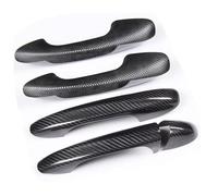 BTEDSXC Outer Door Handle Caps Shell Compatible with Benz for CLA CLS GLB Class W118 W257 X247 Full Carbon Fiber Door Handle Cover Trim 4 Door 5 Pieces LHD RHD Auto Parts