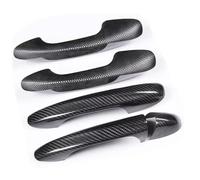 BTEDSXC Outer Door Handle Caps Shell Compatible with Benz for E Class W213 W238 2016-ON for S Class W222 2014-2016 Full Carbon Fiber Door Handle Cover Trim 4 Door 5 Pieces LHD RHD