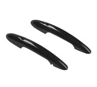 BTEDSXC Outer Door Handle Caps Shell Compatible with BMW for Mini F54 2015-2025 for F55 2014 2015-2025 2Pcs Carbon Fiber Black Car Door Handle Covers Car Styling Exterior Parts