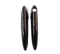 BTEDSXC Outer Door Handle Caps Shell Compatible with BMW for MINI for Cooper S for R50 R52 for R53 R55 R56 R57 R58 R59 R61 Gloss Black Or Carbon Fiber Car Door Handle Cover Auto Parts