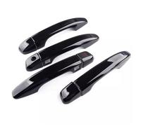 BTEDSXC Outer Door Handle Caps Shell Compatible with for Accord 10th 2018-2021 Car Sticker Carbon Fiber Style Silver Exterior Door Handle Moulding Cover Trim Decor Accessories