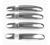 BTEDSXC Outer Door Handle Caps Shell Compatible with for Transit for MK8 2013 2014 2015 2016 2017-2022 Chrome Door Handle Cover 4 Doors Stainless Steel Automobile Accessories