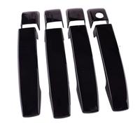 BTEDSXC Outer Door Handle Caps Shell Compatible with Land for Rover for Range for Rover L322 2002 2003 2004 2005-2012 Black ABS 1 Set Car Exterior Door Handle Trim Bezel Cover