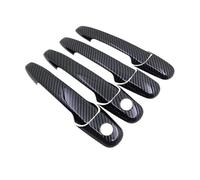 BTEDSXC Outer Door Handle Caps Shell Compatible with Mazda 5 for Premacy CR CW 2004 2005 2006-2018 Carbon Fiber Door Handle Cover Car Protective Accessories Style Stickers Trim