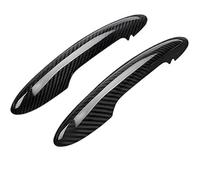 BTEDSXC Outer Door Handle Caps Shell Compatible with Mini for Cooper for Clubman F54 F55 F56 F57 for F60 Real Carbon Fiber Door Handle Shell Car Outer Decoration Suitable Auto Parts