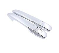 BTEDSXC Outer Door Handle Caps Shell Compatible with Toyota for IQ AJ10 10 2008 2009 2010 2011 2012 2013-2015 Car Stickers Front Real Door Handle Chrome Carbon Cover Right Left