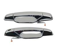 BTEDSXC Side Sliding Door Handle Compatible with Gmc for Yukon for Yukon XL 2007 2008 2009 2010 2011 2012 2013 Car Front Rear LH RH Chrome Outer Door Handles Car Accessories(Front Pair)
