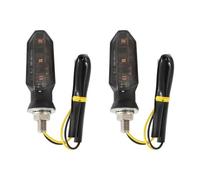 BTEDSXC Signal Light Motorcycle 12V 10mm Turn Signal Lights Amber Flasher Front Rear Light Indicator Lamp Universal