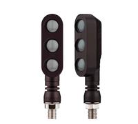 BTEDSXC Signal Light Universal E24 Motorcycle Turn Signals Light 3 In 1 Turn Signals Indicator DRL Stop Signals Flasher 10MM E For Mark