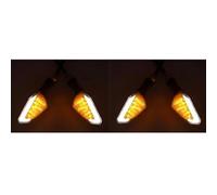 BTEDSXC Turn Indicator Lamp Compatible With CBR650R For CBR500R For CBR650F For CRF1100L For Twin Motorcycle Turn Signal Lights Blinker Flasher Light