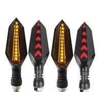 BTEDSXC Turn Indicator Lamp Compatible With CBR650R For CRF1000L For Africa For Twin Motorcycle Turn Signal Lights Bendable Flashing Indicator Lamp Blinker Tail Flasher