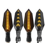 BTEDSXC Turn Indicator Lamp Compatible With CBR650R For CRF1000L For Africa For Twin Motorcycle Turn Signal Lights Bendable Flashing Indicator Lamp Blinker Tail Flasher