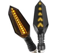 BTEDSXC Turn Indicator Lamp Compatible With CBR650R For CRF1000L For Africa For Twin Motorcycle Turn Signal Lights Bendable Flashing Indicator Lamp Blinker Tail Flasher