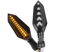 BTEDSXC Turn Indicator Lamp Compatible With CBR650R For CRF1000L For Africa For Twin Motorcycle Turn Signal Lights Bendable Flashing Indicator Lamp Blinker Tail Flasher