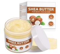 Btefls Pure Organic, Raw and Unrefined Shea Butter for Body and Face, 100% Natural, with Vitamins A, E and F, Long Lasting Hydration for Dry Skin, Hair Care, 221